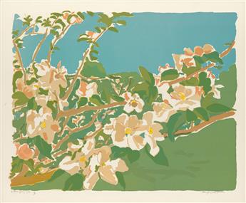 FAIRFIELD PORTER Apple Blossoms II and III.